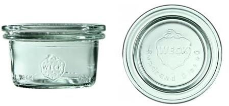 Weck Mini-Sturzglas 50 ml, ohne Ringe und Klammern, 12 stücke