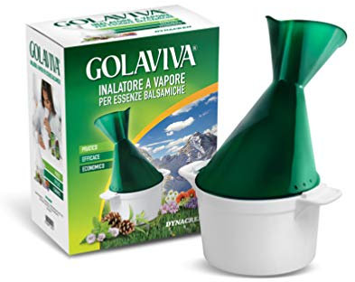 GOLAVIVA INALATORE A VAPORE per essenze balsamiche