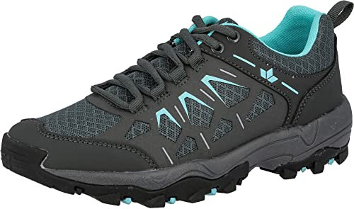 Lico Unisex Sierra Trekking-& Wanderhalbschuhe, Anthrazit Türkis, 41 EU