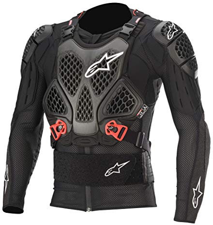 Alpinestars Bionic Tech V2 Protektorenjacke (Black/Red,XXL)