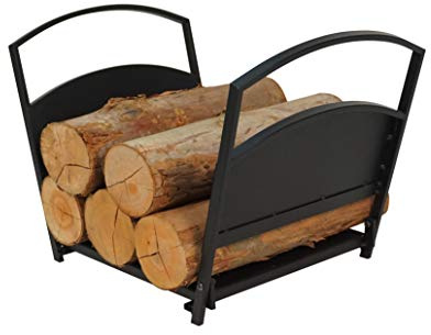 Fire Beauty Fireplace Log Holder Folding Firewood Rack,Stacking Rack,Storage Rack for Firewood, Indoor, Outdoor,Heavy Duty Steel