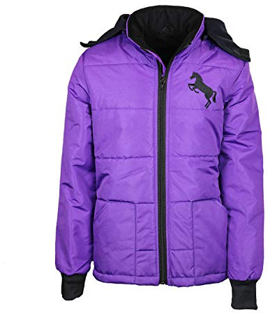 MS-Trachten Giacca da equitazione invernale per bambini Pia foderata viola, Lilla, 146 cm-152 cm