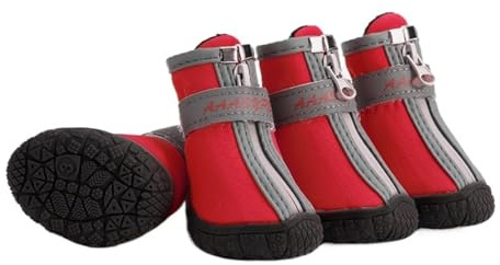 PetPhindU Small Medium Large Hundeschuhe Camouflage Schuhe wasserdichte Anti-rutsch-weichen Hundesportschuhe Hund Stiefel Pfötchen Schutz All Seasons Schuhe