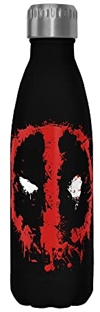 Marvel Deadpool SplatterIcon Bouteille d'eau en acier inoxydable Multicolore 500 ml