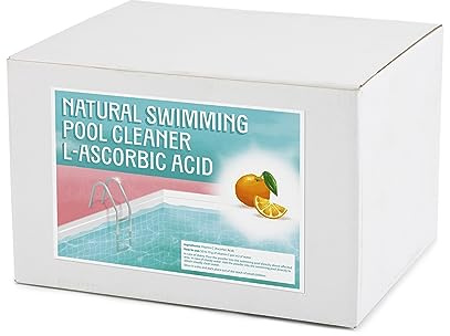 Askorbinsyra pulver för pool – rengöring av simbassäng – 25 kg bulk C-vitamin – naturlig metallfläckborttagare för pool
