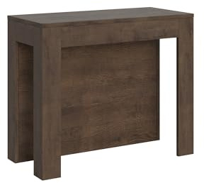 CASAARREDOSTUDIO Consolle Allungabile Cayman Noce 4 allunghe cm.62