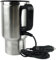 Ronyme Calefacción eléctrica para Coche, tazón Taza, hervidor de Viaje, 12V, 0,48l, Botella de Agua de Acero Inoxidable para Agua, té, café, Leche, Multiusos