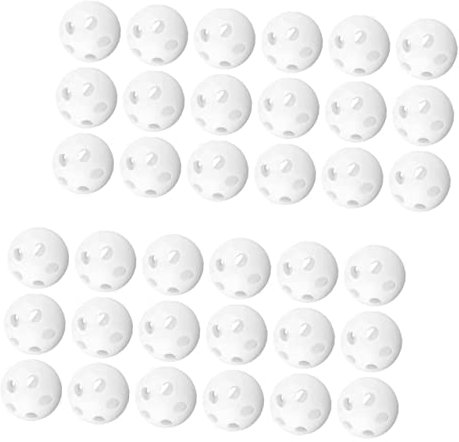 Warmhm 40 STK Runde Ersatz Für Spielzeug-quietscher Krachmachereinsatz Quietschendes Baby Stofftier Spielzeug-ersatz-quietscher Kids Toys Weiß Schlagzeug Kleinkind Plastik Runden