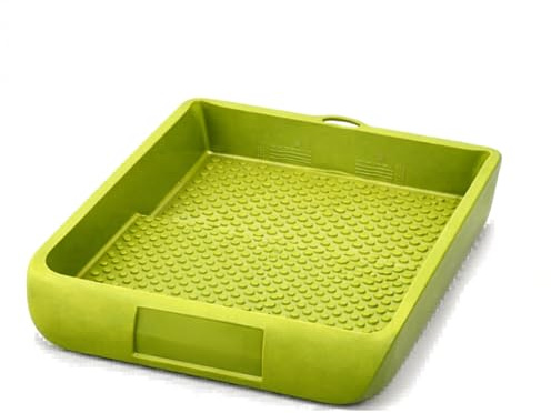 SOLIDGUARD Farbwanne, Lackierwanne, Farbschale aus Kunststoff, Maler Lackierschale mit handlichem Griff, große Lackschale, leichtes Malerzubehör, Lackwanne, Malerbedarf (1, 32cm x 36cm)