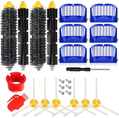 Recambios Repuesto para iRobot Roomba 600 Serie 604 605 606 610 612 614 615 616 620 621 626 627 630 631 632 639 640 650 651 660 669 670 671 672 675 676 680 681 685 687 689 690 691 692 694 696 697 698