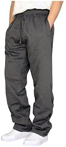 Genérico Pantalon Chandal Hombre Invierno Pantalones Cargo Casual Jogger Hombre Cintura Elástica Pantalón Forro Polar Algodón Pantalon Deporte Sherpa Fleece Lined Pantalon Termico