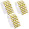 3 Sheets Anti-Electric Shock Warning Stickers, High Voltage Safety Labels, Yellow Triangle Electric Hazard Signs, Pvc Adhesive Decals for Home, Office, Factory Anti-shock Label Waterproof Stickers