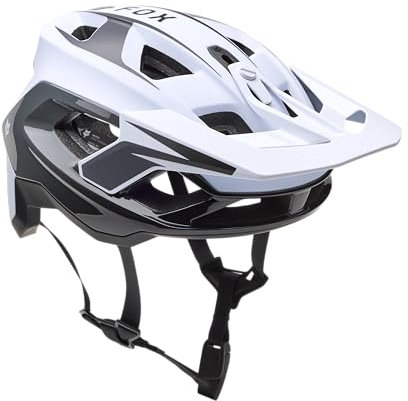 Fox Racing Speedframe Pro Defy CE – Mountainbike Helm – MIPS Schutzsystem – BOA Anpassung – verstellbare Passform – abnehmbares Visier – herausnehmbares Innenfutter – Pewter, Größe: S