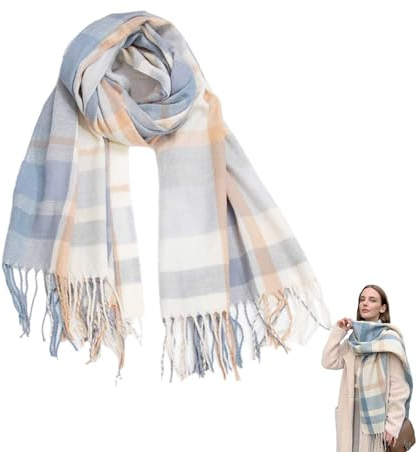 HOOPOE Dicker Schal Damen Winter,Damenschal Winter Unisex,Weich Damen Schal Herbst,Warm Herrenschal 195cm x 60cm