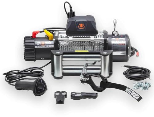 Elektrische Seilwinde ANTWINCH RAW FORCE 13 Stahlseil 13500LB 6,1 t 12 V