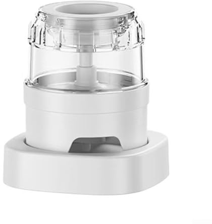 Macinapepe elettrico, ricaricabile tramite USB, per sale e pepe, funzionamento con un solo tocco per barbecue, cucina, ristorante, campeggio (fagioli - bianco)