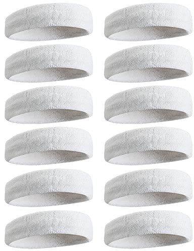 Towel Headband Fashion Sweatbands Sports Headband Soft Organic Cotton Outdoor Head Sweat Band for Men & Women Yoga Exercise