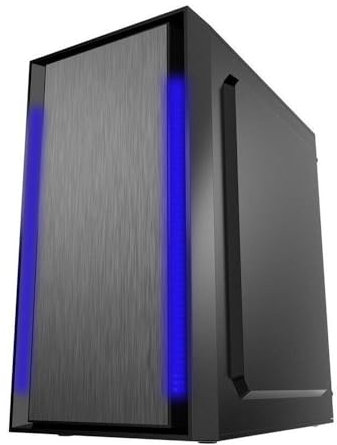 Caja de PC Gembird CCC-FornaX-960B Gaming Design 3 X 12 CM Ventiladores Azul