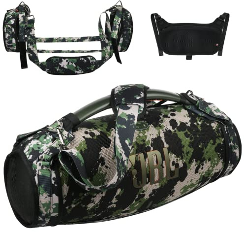 TXEsign Étui de transport pour enceinte portable JBL Boombox 3 Wi-Fi étanche, bandoulière avec deux housses latérales, pochette de transport pour JBL Boombox 3 (camouflage)