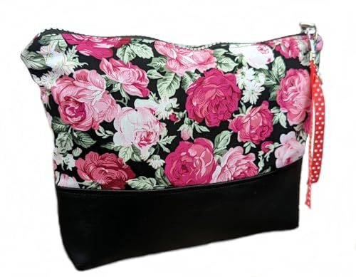 Nähset Kosmetiktasche - Rose - Nähpaket Nähbox DIY Selbernähen