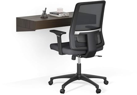 MOBILI FIVER, Escritorio de Pared Evolution 90x40, Nogal Americano, Made In Italy