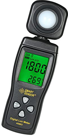 Sunydog Mini Digital Lux Meter LCD Display Handheld Illuminometer Luminometer Photometer Luxmeter Licht Meter 0-200000 Lux