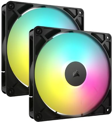 Ventola - Corsair - Rs140 Argb - 140 Mm - Confezione Da 2 - Controllo Pwm