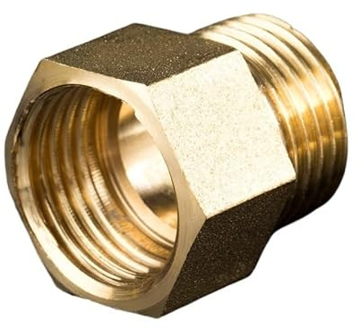 1pc Brass Fitting F/M M10 M12 M14 M16 M18 M20 M22 Female To Male Thread Brass Pipe Connectors Copper Coupler Adapter Threaded Joint(M22X1.5-M16X1.5)