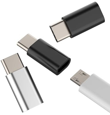 Adaptador Micro USB Hembra A USB C Macho (3Pack)para Apple IPhone Carga Tipo C Convertidor Type-c De Cable MicroUSB Android Conector Cargador Compatible Para Samsung Adaptadores iPad to-tp