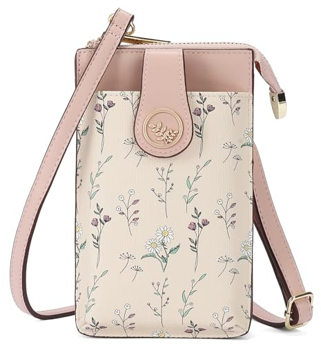 GAEKEAO Small Crossbody Bags for Women Leather Cell Phone Purse Bag with RFID Blocking Credit Card Slots