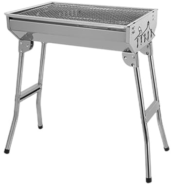 Sharplace Parrilla de carbón Plegable para Barbacoa, Rejilla de ventilación para Fiestas, picnics, fogatas, Patios y Granjas, M