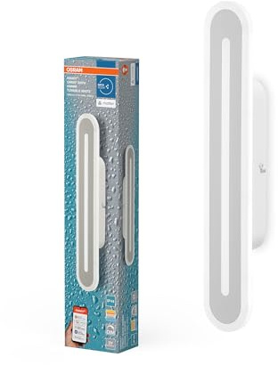 Osram SMART+ Matter Orbis LED Wandleuchte 400mm IP44 | SMART+ MATTER Orbis Wall Bath, Indoor Wall Lighting, Weiß, 30000 h, 1-Pack