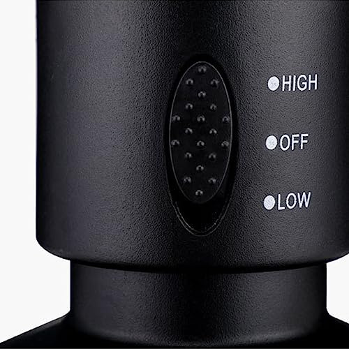 Cryfokt Ventilateur Tour sans Pales Sensation Confortable 2 Modes de Vent pour Chambre à Coucher Salon Bureau à Domicile Ventilateur USB sur Pied de Refroidissement Vertical pour N'importe où (BLACK)