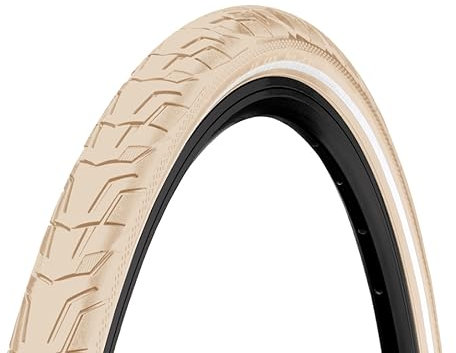 Continental - Continental 47-622 Ride City (28 x 1,75 Zoll) Cream Wire Reflex Reifen - 1 Stück