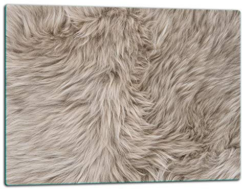 TMK ArtDeko – Schneidebrett Glas – Glasschneidebrett für die Küche 52x40 cm – Robust, Hygienisch & Rutschfest – Glas Schneidebrett – Zusätzliche Arbeitsfläche – Vielseitige Nutzung