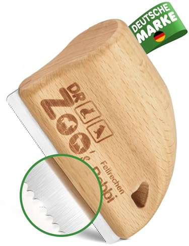 DR Zoo Hundebürste Robbi – Hochwertige Fellwunder-Bürste als effektive Fellpflege für kleine und große Hunde, ideal zum Entfernen von kurzem Deckhaar mit Unterwolle