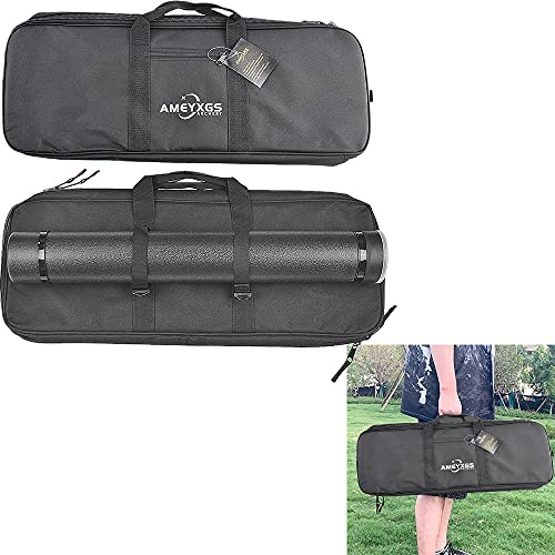 ZSHJGJR Bogentasche Recurvebogen Bogenschießen Takedown Recurve Bogen Tasche Tragbare Bogenkoffer Case Bag mit Pfeilköcher für den Außenbereich für das Jagdschießen (Bogentasche+Pfeilköcher, Schwarz)