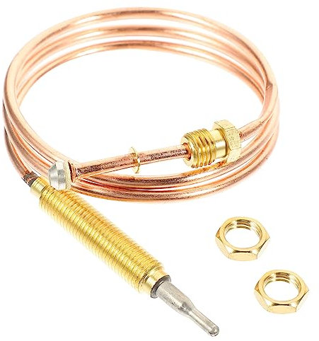 Amosfun Thermoelement Sensor Ersatz Für Gasheizung Thermoelementsonde Mit Schneller Reaktionszeit Geeignet Für Kamin Grill Und Terrassenheizung Zubehör
