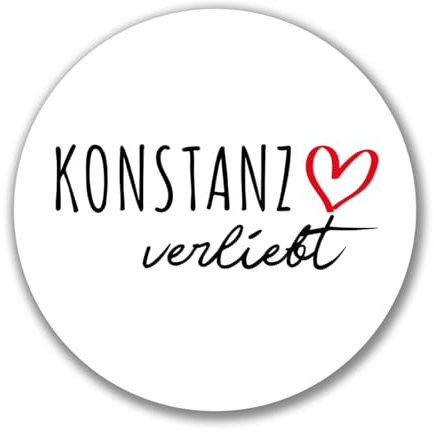 Huuraa Aufkleber Konstanz verliebt Geschenk 10cm Sticker Konstanz Geschenkidee