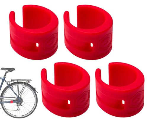 Kettenstrebenschutzgummi – Kettenstrebenschutz, Kettenstrebenschutz | 4 Stück Fahrradrahmenschutz, Gummi-Fahrradkettenschutz, Fahrradrahmenschutzfolie Für Mountainbikes, Rennräder, Rahmen