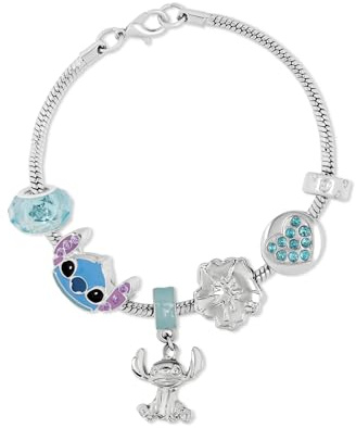 Disney Armband mit silberfarbener Beschichtung, Einheitsgröße, Imitations-Rhodium, kein Edelstein