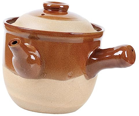 Holibanna Marmite Avec Couvercle Terre Cuite Petite Marmite De Cuisine Pour Soupe Et Riz Ustensiles De Cuisine