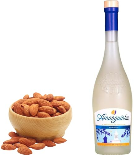 Amarguinha Original 20% Vol. – Licor Tradicional Portugués de Almendra Amarga, Dulce y Suave, Ideal como Aperitivo, Digestivo o en Cócteles Refrescantes
