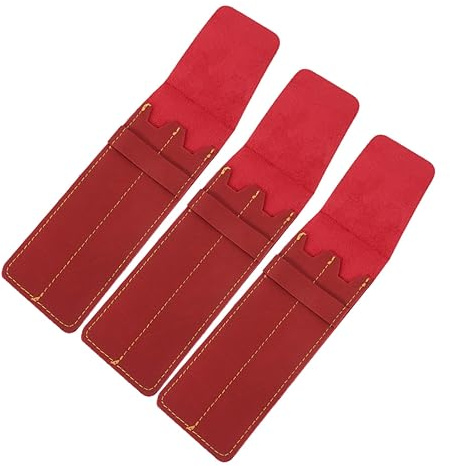 VILLCASE Kleine Arzt Stifteetuis mit Starkem Schutz und Schöner Optik für Krankenhausgebrauch Leder Stifteorganizer 3 Stück für Krankenschwestern