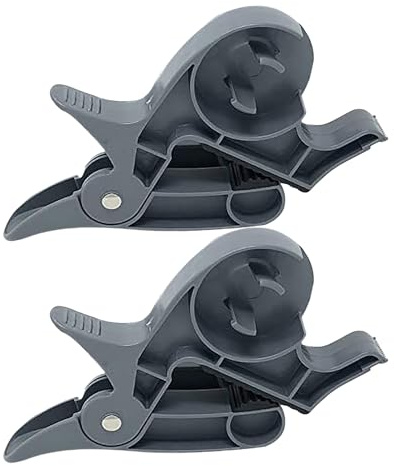 Dmuzsoih Wrapping Paper Clamps With Tape Dispenser, 1 Pair 27x14cm Tabletop Gift Wrapping Tool, Tape Dispenser Paper Holder Table Clamp For Desk Packing Rolls