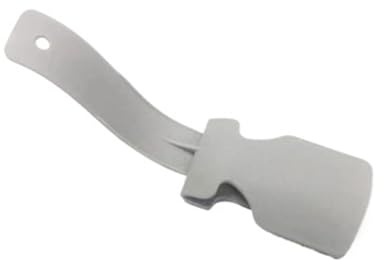 CSSHNL skohorn inget böjande lat skohorn unisex skor kläder hjälpreda färgglada skohorn enkla att ta på och av sko robust glidhjälp skotillbehör, Grått, En storlek