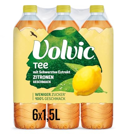 Volvic Tee Zero Zitronengeschmack – 6x1,5L – Zucker- & kalorienfrei