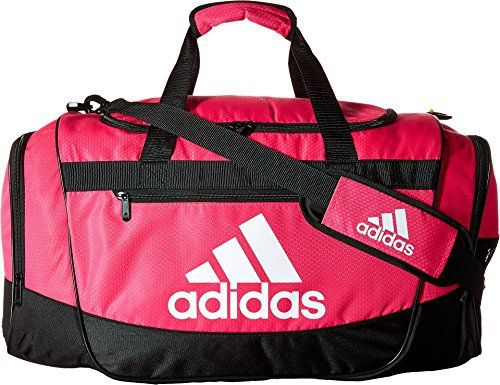 adidas Defender Iii - Borsone medio, rosa shock/nero/bianco, M, borsone Defender Iii Medium