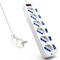 REGLETA 6 TOMAS CON INTERRUPTOR EWENT EW3932-3M