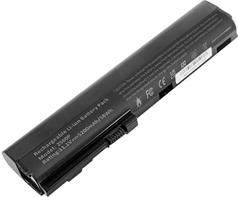ARyee 5200mAh 11.1V 2560P Akku Laptop Akku für HP EliteBook 2560p 2570p Serie, passend für HP HSTNN-C48C HSTNN-C49C HSTNN-DB2L HSTNN-DB2 HSTNN-I08C HSTNN-I92C HSTNN-UB2K